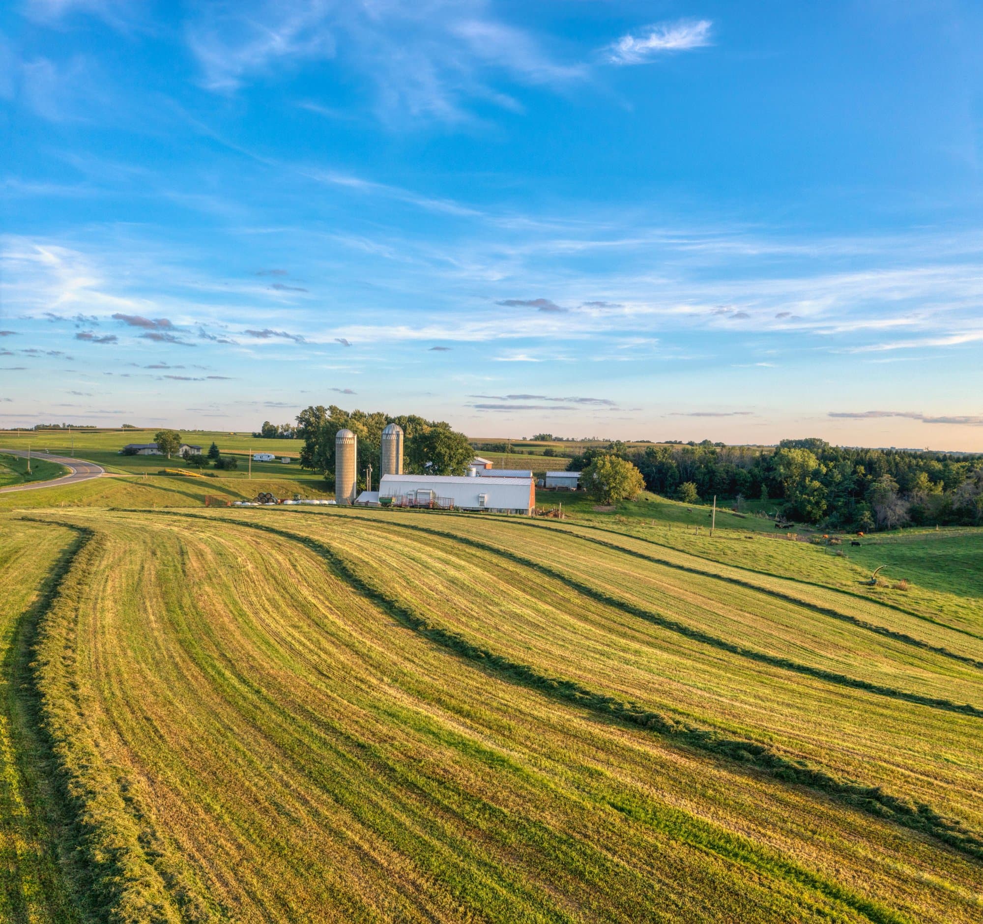 Scenic view of Iowa