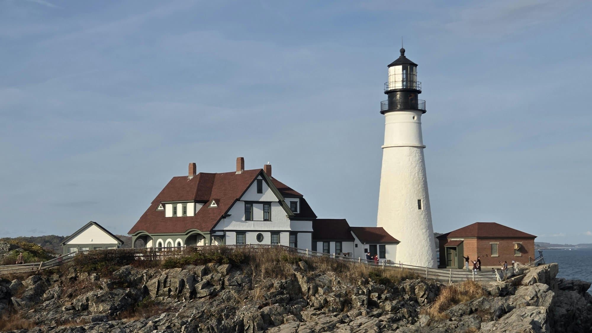Scenic view of Maine